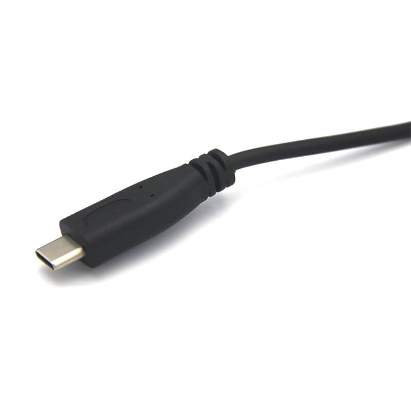 TYPE C Male to USB A Female OTG Spiral Cable 1 Meter Length