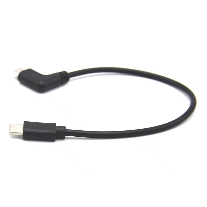 TYPE C Cable Straight to Right Angled Close Data only For Charging