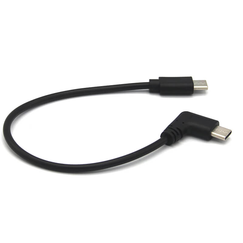 TYPE C Cable Straight to Right Angled Close Data only For Charging