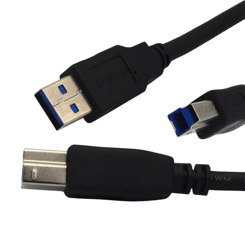 USB 3.0 A Male To B Male Printer Cable