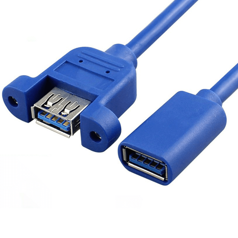USB 3.0 Type A Female To ​USB 3.0 Type A Female in Wall Mounted Type Cable