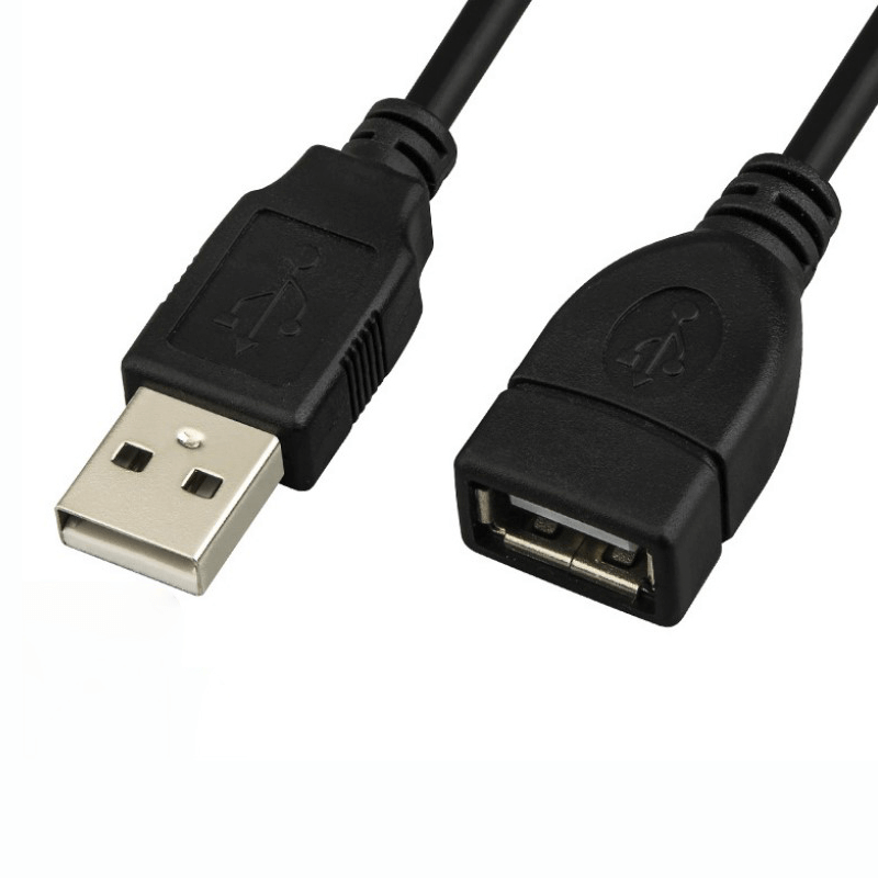 USB 2.0 A Male To USB 2.0 A Female Connector Cable