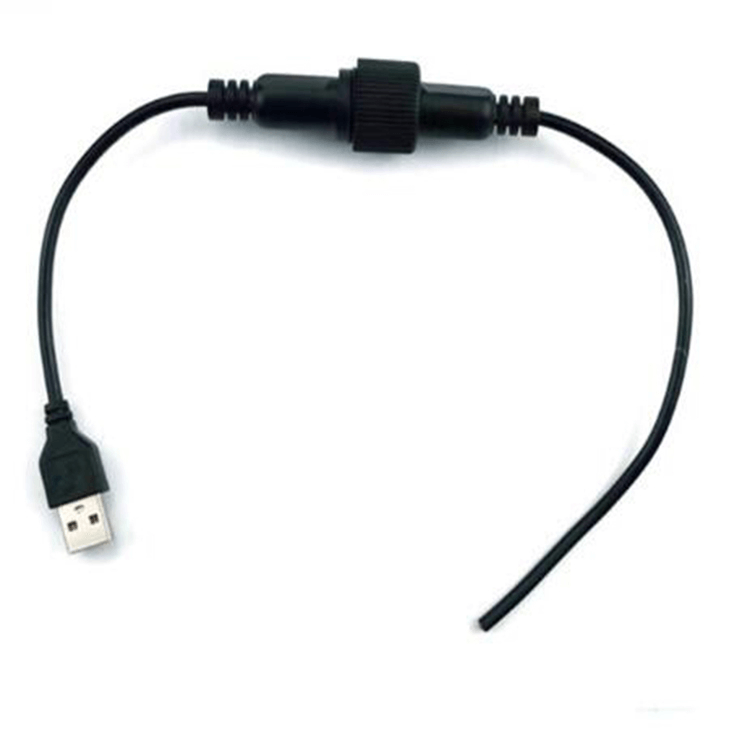 USB A Male To Waterproof Connector Cable