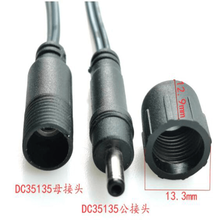 Waterproof 35135 Female To  35135 Male DC Power Connector Cable