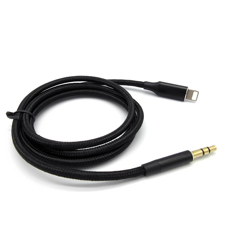 3.5MM  3Pole Male Connector To ​Apple Plug Audio Cable