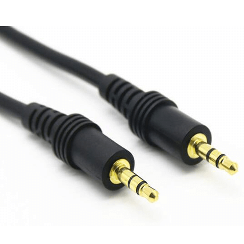 3.5MM  3Pole Male To 3.5MM  3Pole Male Connector Gold Plated Audio Cable