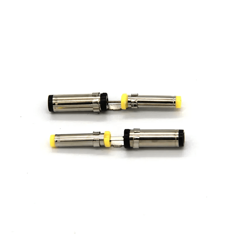 5.5*2.5MM To 4.0*1.7MM Plug Black Yellow Male DC Power Connector