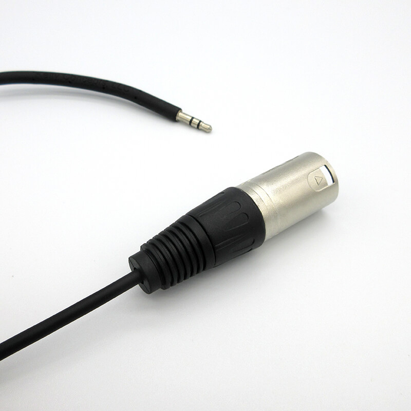 3.5MM  3Pole Male to XLR 3Pin Connector Audio Cable