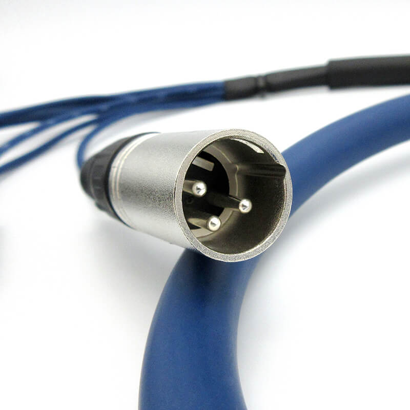 DB25PIN Male to 8XLR 3PIN Male Connector Audio Cable