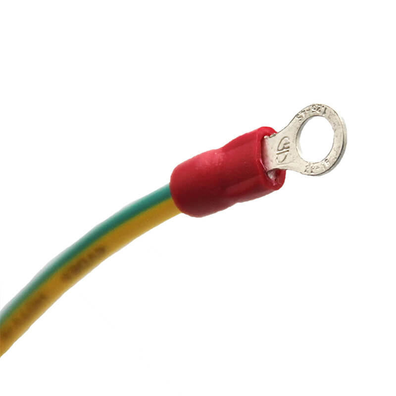 6.3mm Female Port with Red Insulation to M4 Ring Terminal Wire Harness