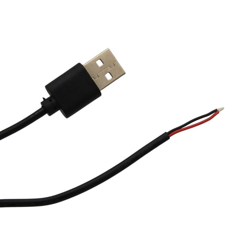 USB 2.0 A Male Connector to Free End 2C Cable