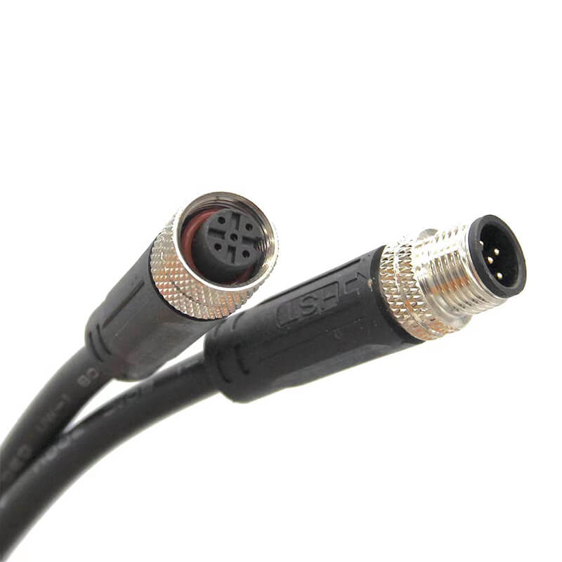 M12 5Pin  Male Connector to M12 5Pin  Female Connector Audio Cable